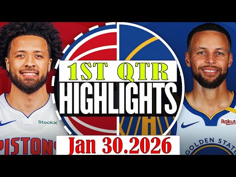 Golden State Warriors vs Detroit Pistons 1st Qtr Jan 30.2026 Highlights | NBA HIGHLIGHT