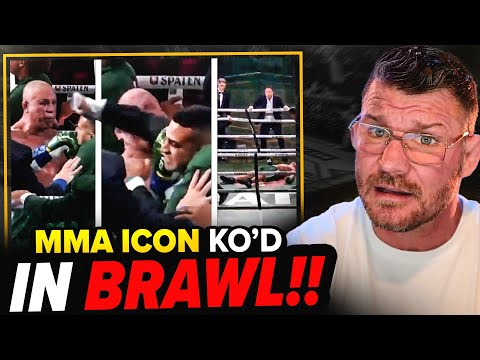 Wanderlei Silva KNOCKED OUT COLD in Chaotic Brawl after Boxing Match (BISPING Reacts)