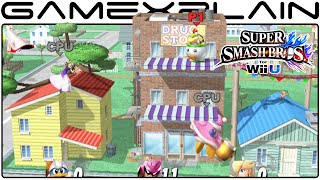 Smash Bros Wii U: Onett 5-Player Smash (1080p Direct Feed Gameplay)