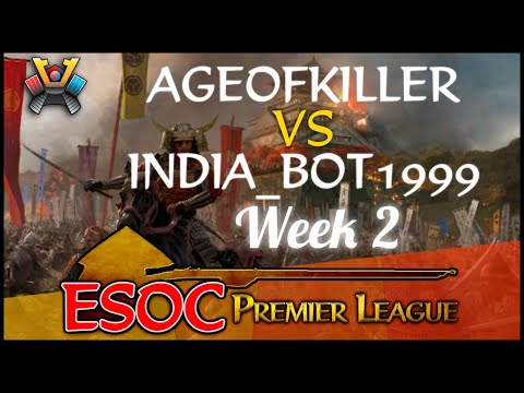 [AoE3] (SKG) ageofkiller vs (CMC) India_Bot1999 − Week 2 − The ESOC Premier League