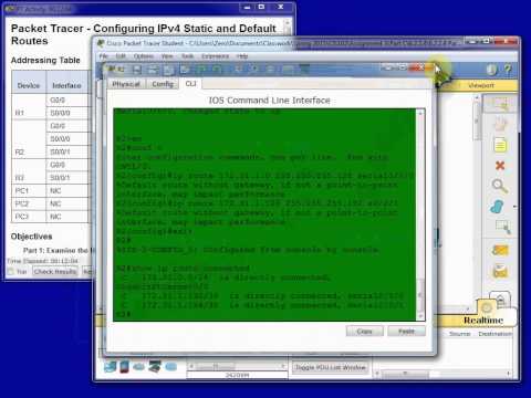 6.2.2.4 - Static and Default IPv4 Routes