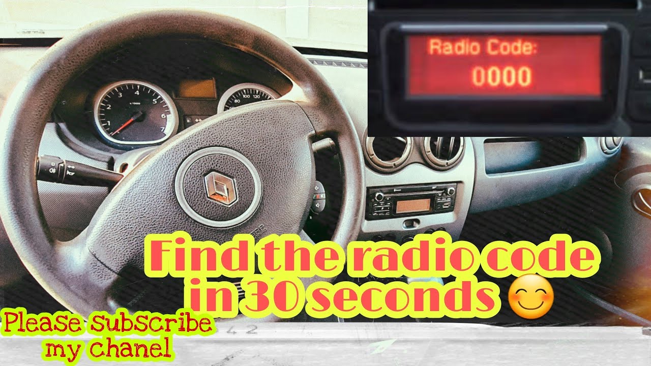 Watch video How to get renault radio code Easy way 🤔😎 Now How to get renault radio code Easy way 🤔😎