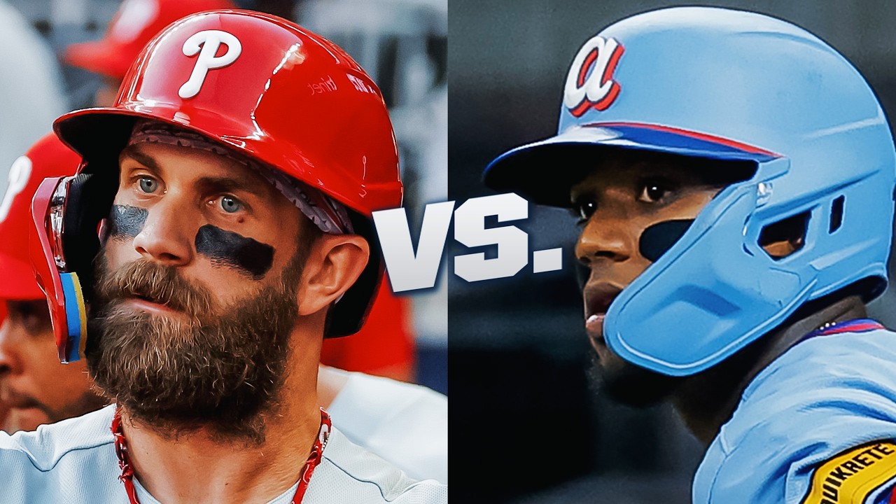 STAR POWER: Bryce Harper homers for Phillies, Ronald Acuña Jr. goes yard for Braves | MLB Highlights
