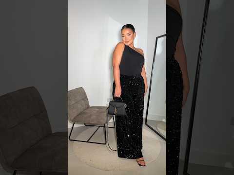 ✨Christmas party looks you can wear more than once! #christmasoutfits #partyoutfits #midsize