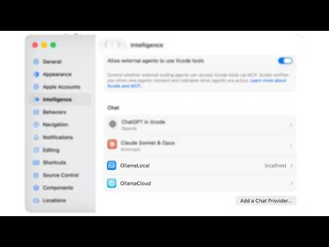 How To Use Ollama Internet-Hosted Models in Xcode 27