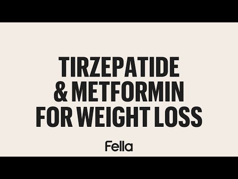 is tirzepatide better than metformin Tirzepatide and metformin combined for weight loss: what to know