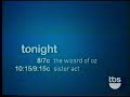 The Wizard Of OZ Sister Act Tonight TBS Promo 2005
