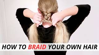 Learn How To Braid Your Hair For Beginners ⭐️ (IN LESS THAN 5 MINUTES) Handplacement & Step By Step!