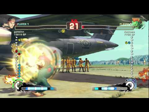 gameinn (Daigo Umehara) [Ryu] vs Necrome [Blanka] - SSF4 Online Ranked Matches in HD 720p