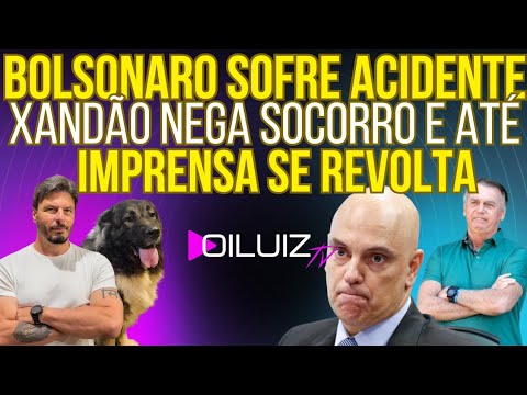 URGENTE: Bolsonaro se acidenta, Xandão nega socorro e até a imprensa se revolta!