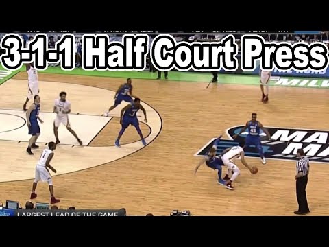 Enge 3-1-1-Halbfeld-Pressverteidigung