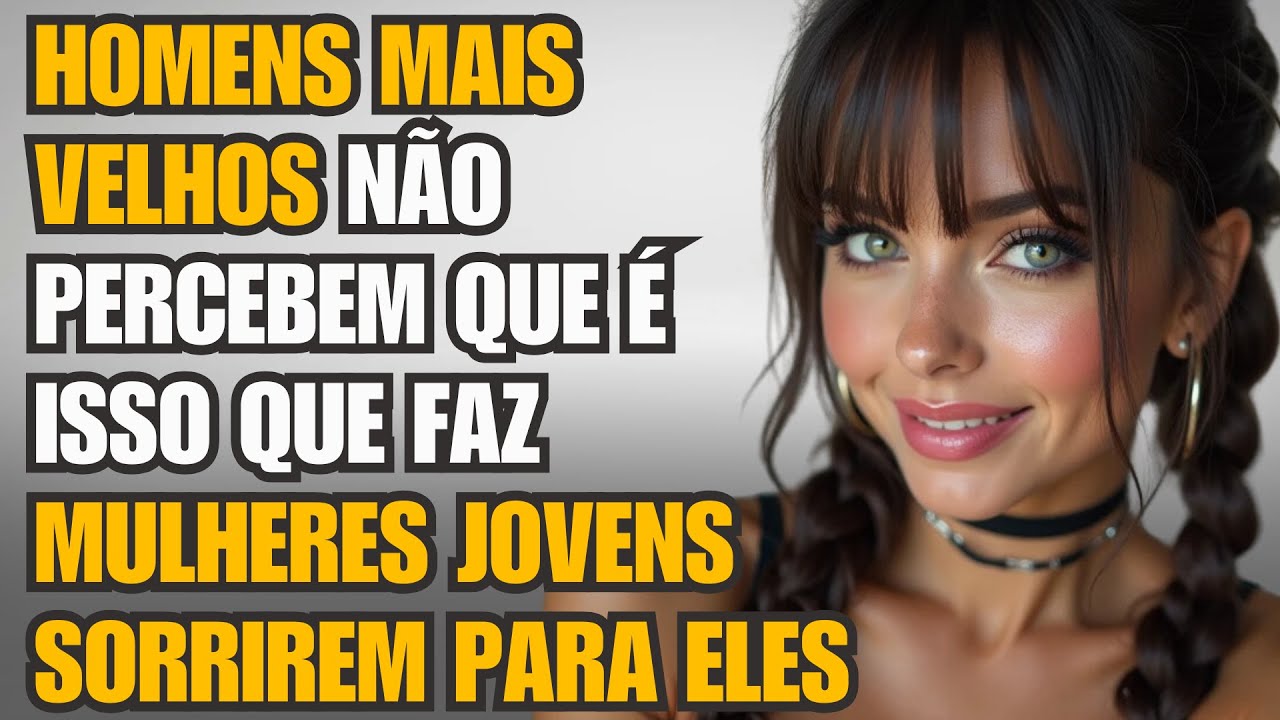 Homens Mais Velhos Não Percebem Que É ISSO Que Faz Mulheres Jovens Sorrirem Para Eles