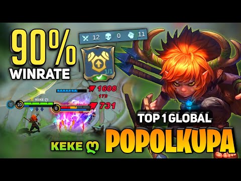 Gold Lane Popol and Kupa Best Build 2022 [ Top 1 Global Popol And Kupa Gameplay ] By ᴋᴇᴋᴇ ღ - MLBB