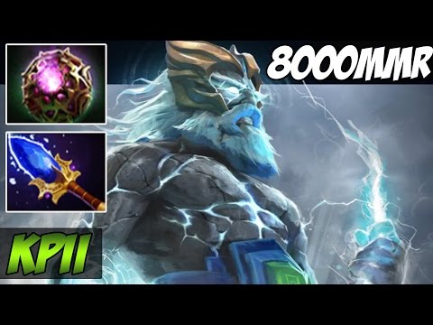 kpii 8000 MMR Plays Zeus with Aghanim's Scepter and Octarine core - Dota 2