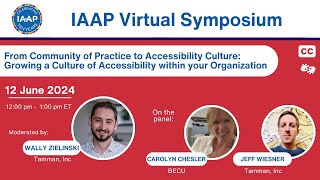 Community of Practice to Accessibility Culture: Growing a culture of accessibility in organizations