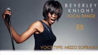 Beverley Knight - Vocal Range