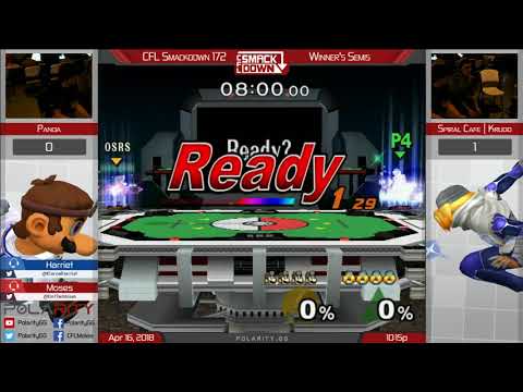 CFL Smackdown 172 Melee - Panda (Doc) vs Krudo (Sheik) - Winners Semis
