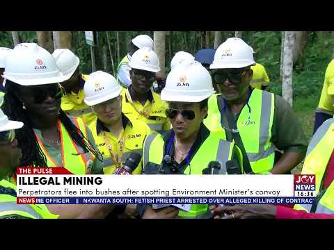 Galamsey Operators Flee as Environment Minister Visits Mining Site | The Pulse (21-10-26)