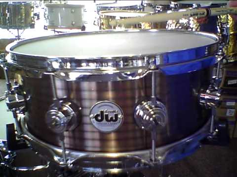 DW Vintage Stainless Steel Copper Snare Drum 5.5" x 14"