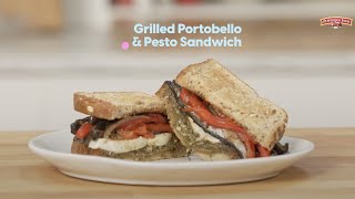 Grilled Portobello & Pesto Sandwich | Quick & Easy 5-Minute Meal | POPSUGAR Food by POPSUGAR Food
