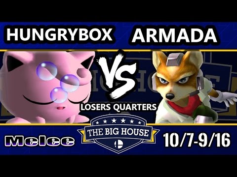 TBH6 SSBM - Liquid'Hungrybox (Jigglypuff) Vs. [A]rmada - Smash Melee Losers Quarters