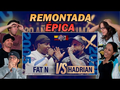 🔥¡BATALLÓN GENERACIONAL! - COLOMBIANOS REACCIONAN a FAT N vs HADRIAN [RED BULL NUEVA HISTORIA]