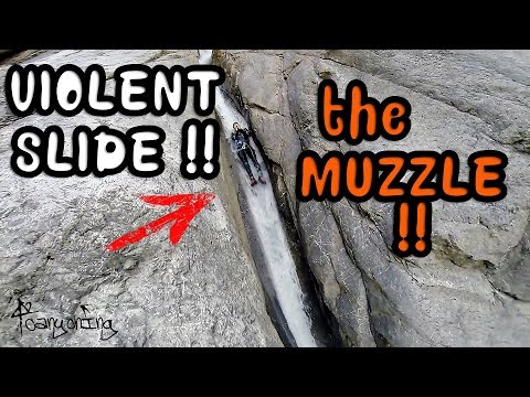 Extreme Canyoning GoPro - Massive Toboggan Switzerland - Canyoneering