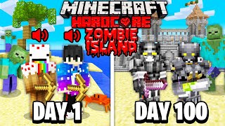 We Survived 100 Days on a Zombie Island in Minecraft... Here's What Happened