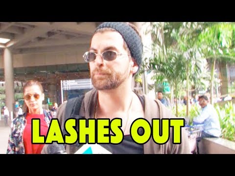 Neil Nitin Mukesh Gets ANGRY At Paparazzi On Mumbai Airport