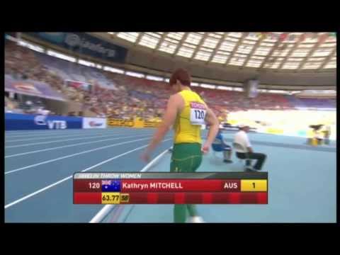 Women Javelin Final (COMPLETE) - Moscow World Champs 2013 (English)