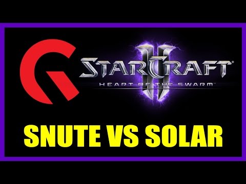 Snute vs Solar ZvZ: Gfinity StarCraft 2 Cup Game 2