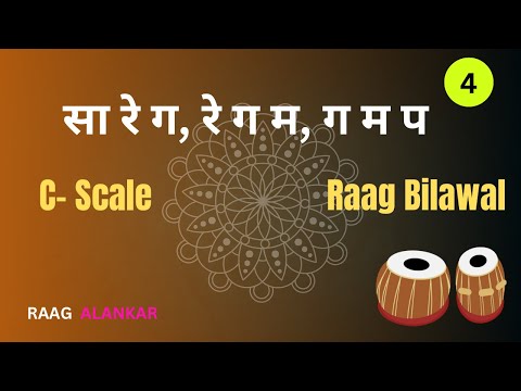 Raag Bilawal - Alankar 4 | C Scale | Riyaz Alankar | Swar Vistar | Bilawal @kaushikic