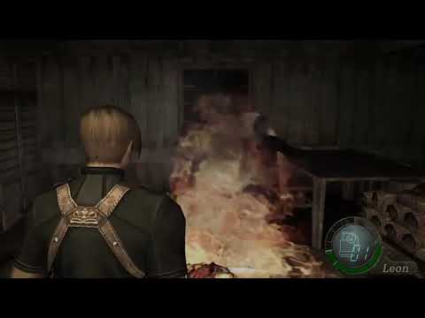 Resident Evil playing pt 43 luis in cabin