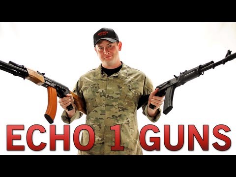 Airsoft GI - The Echo1 Red Star LMG, AK74 VGM, and Entreprise Arms One SOF 1