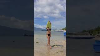 Modelo tiktok short ever bikini#viral