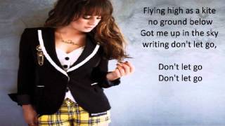 Lea Michele Don&#39;t Let Go lyrics