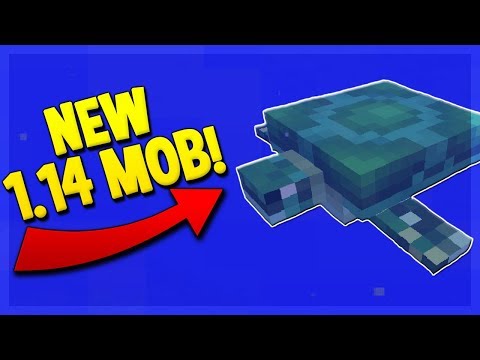 TURTLES COMING to MINECRAFT?! (Minecraft 1.14 Update Aquatic News)