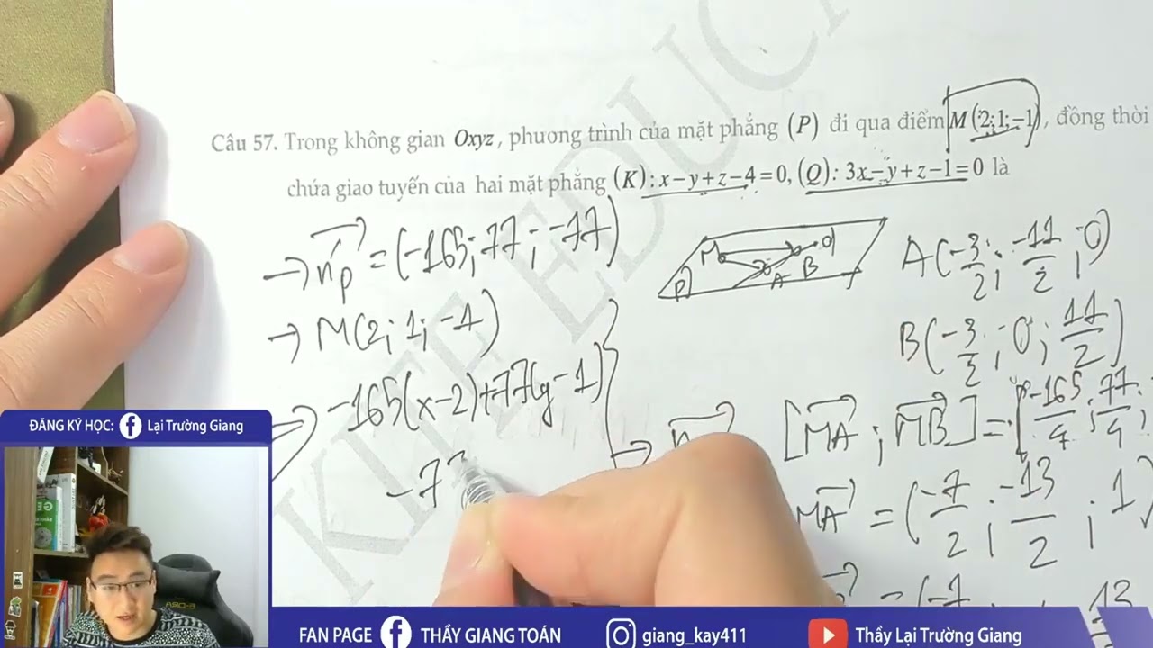 PHƯƠNG TRÌNH MẶT PHẲNG (CHỮA BTVN ) PHẦN 2 (DẠNG 8-9-10-11)