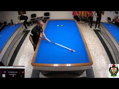 LLIGA CATALANA 3 BANDES 1a DIVISIO- C.B. VIC "A" vs C.B. SANT ADRIA "A·