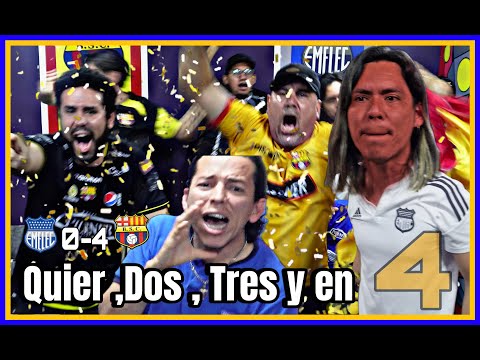 EMELEC VS BARCELONA SC (0-4)/LIGAPRO2025/FRIENDS' REACTION
