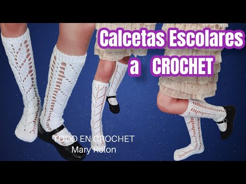 🧦 Calzini all'uncinetto | Schema facile Parte 1 ✨ Lavoro a maglia per ragazze 👧 Successo scolasti...