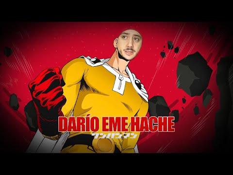 Dario eme hache le rompe un diente a Orslok versión One Punch Man