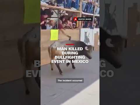 Man killed during bullfighting event in Mexico