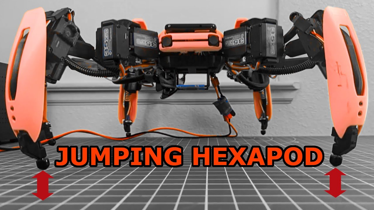 Slow Motion Robot Jump