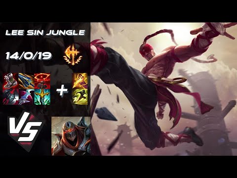JUNGLE Lee Sin vs Zed - EU Grandmaster Patch 25.S2.5