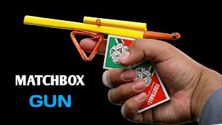 How to Make a Working Paper Gun with Matchbox at Home | Paper Gun Kaise Banaen | DIY Toy Gun