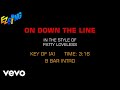 Patty Loveless - On Down The Line (Karaoke)