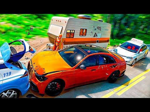 Realistic Car Crashes – BeamNg Drive Part 62
