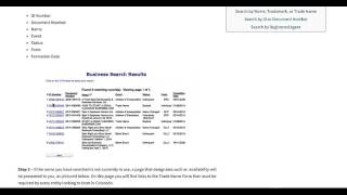Colorado Business Entity Search | Corporation | LLC | Partnership