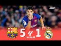 Barcelona 5 x 1 Real Madrid (Suarez Hat-Trick) ● La Liga 18/19 Extended Goals & Highlights HD